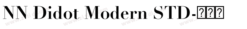 NN Didot Modern STD字体转换 NN Didot Modern STD字体转换